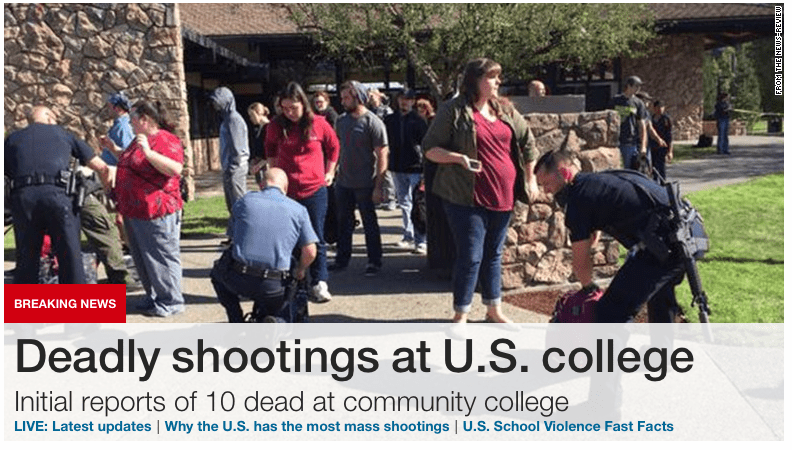 États-Unis : au moins dix morts dans une fusillade