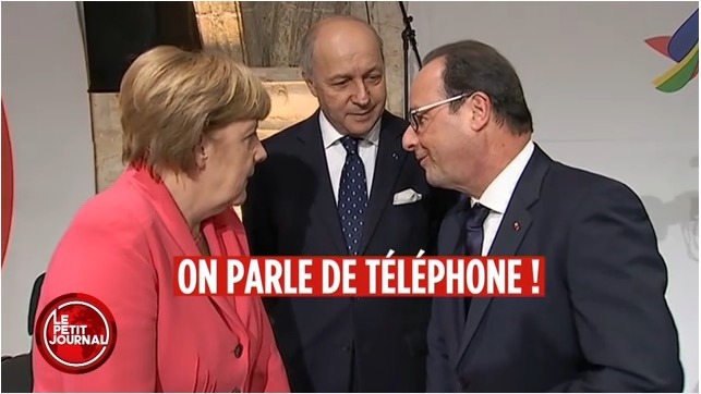 La blague de Hollande à Merkel sur l’espionnage téléphonique