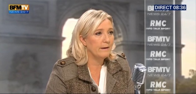 Clash avec Bourdin : Marine Le Pen diffuse des photos chocs de Daech !