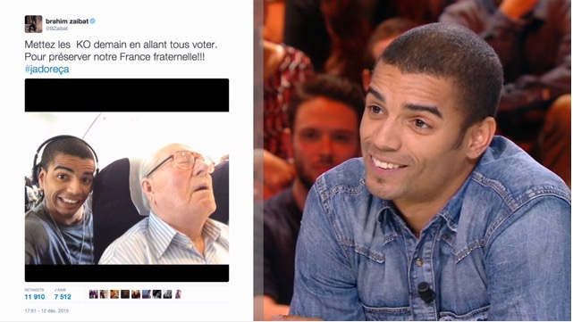 Le Petit Journal : Brahim Zaibat se justifie sur son selfie avec Jean-Marie Le Pen
