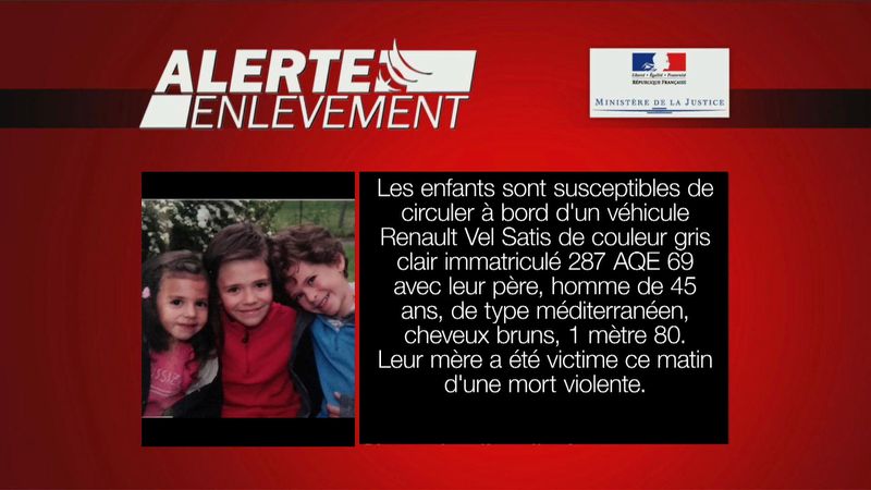 Alerte enlèvement : trois enfants portés disparus dans le Rhône