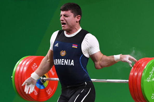 Après le gymnaste, découvrez les images chocs de l’haltérophile arménien