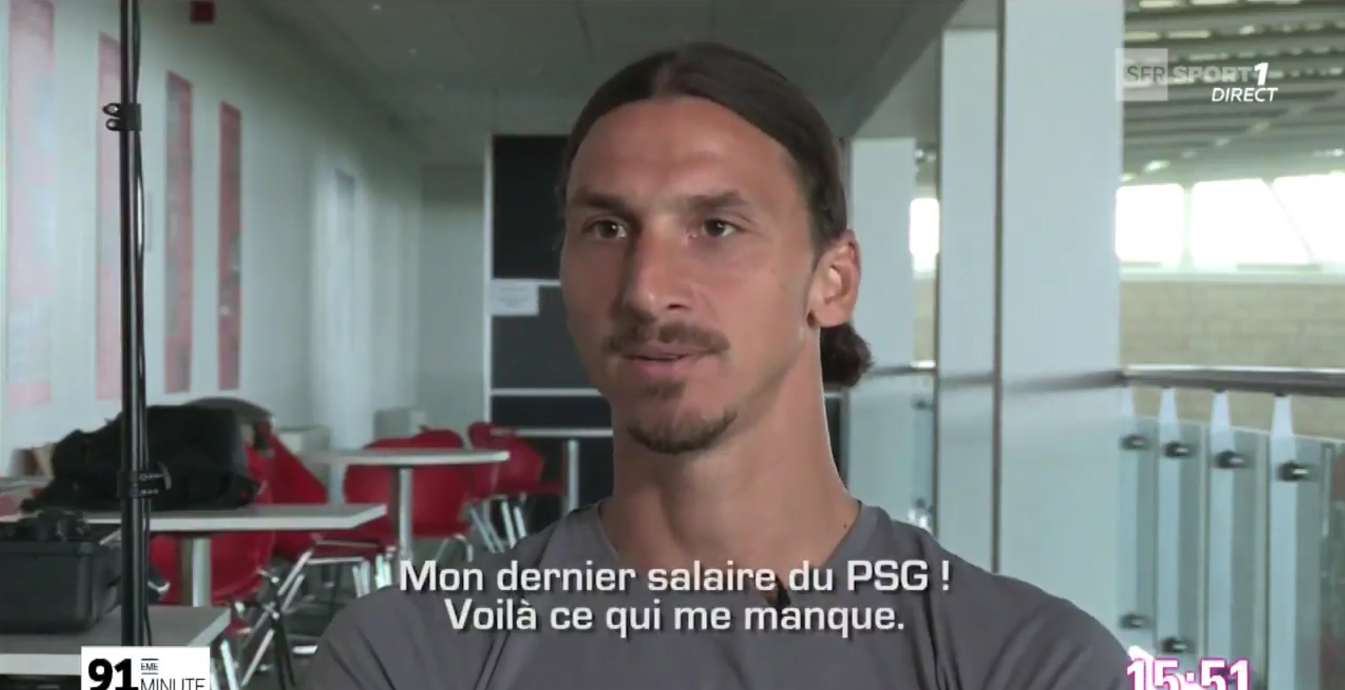 Zlatan Ibrahimovic : « Ce qui me manque le plus au PSG ? Mon salaire ! » (Vidéo)