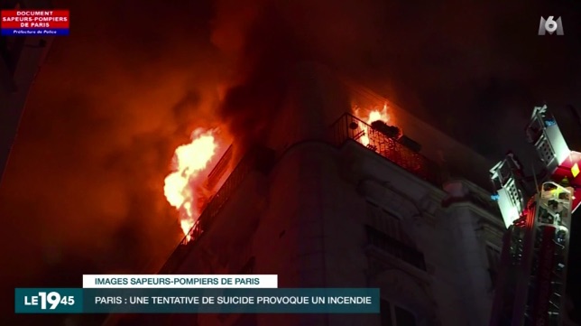 Une femme tente de se suicider… et met le feu à l’immeuble !!!