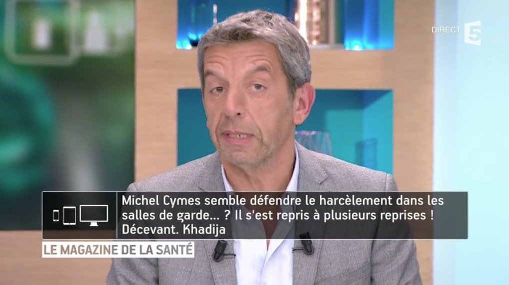 Michel Cymès remet une téléspectatrice à sa place !