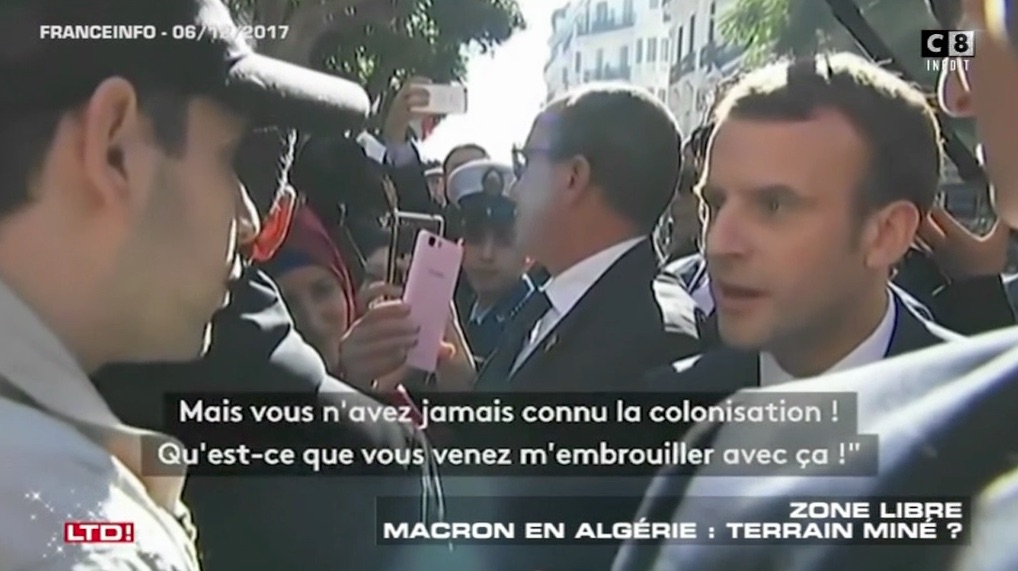 Emmanuel Macron rembarre un jeune homme !