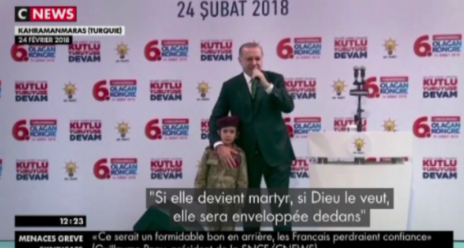 [Zap Actu] Erdogan crée la polémique en incitant une fillette à mourir en martyr (01/03/2018)