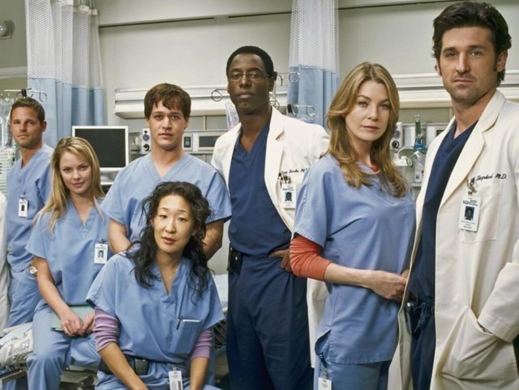 Photo du casting de la premier season de la série Grey's Anatomy