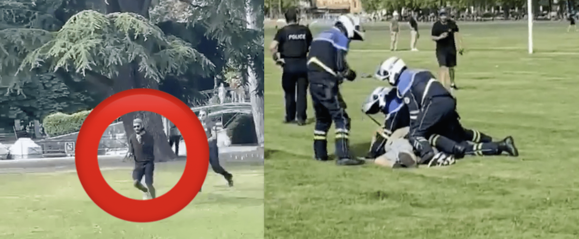 EXCLUSIF : vidéo de l’attaque au couteau d’Annecy, plusieurs enfants blessés, un homme interpellé