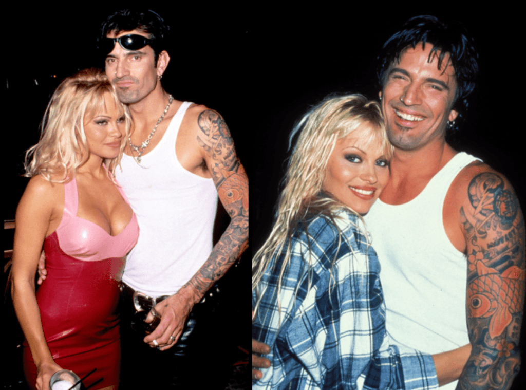 Pamela Anderson et son ex-compagnon Tommy
