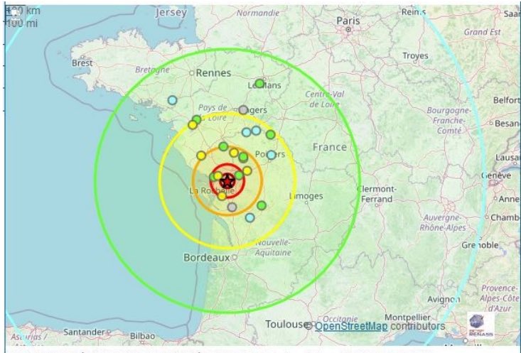 Séisme dans l’ouest de la France : tremblement de terre d’une magnitude de 5,8