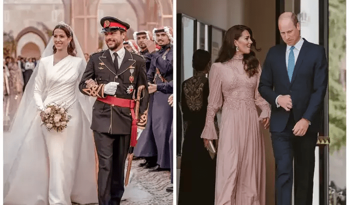 Kate Middleton et William : Leur présence remarquée au mariage d’Hussein de Jordanie