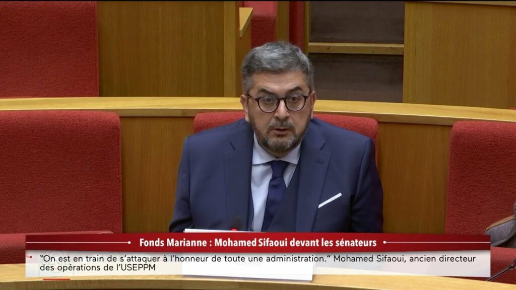 Fonds Marianne : Mohamed Sifaoui lors de son audition au Sénat