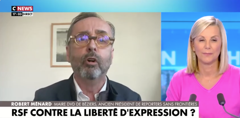 “It’s a shame, a betrayal!” » Robert Ménard takes down Reporters sans Frontières after obtaining the political profile of CNews speakers…