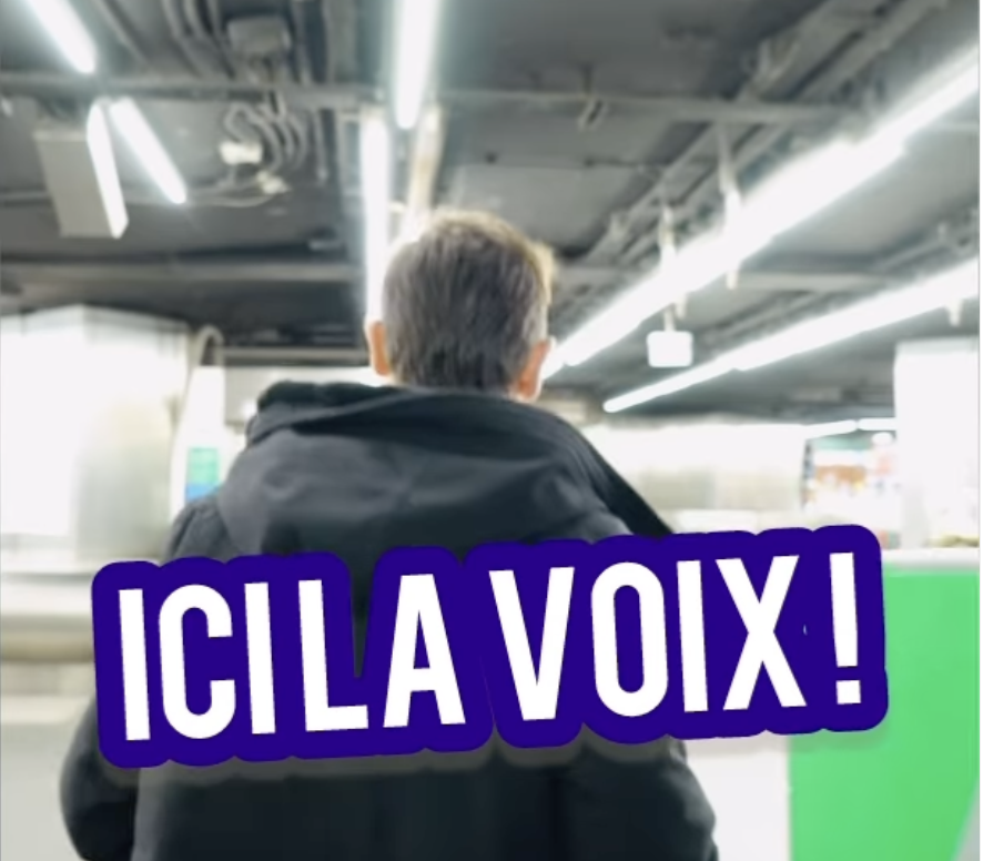 « Ici la Voix » dans le métro parisien