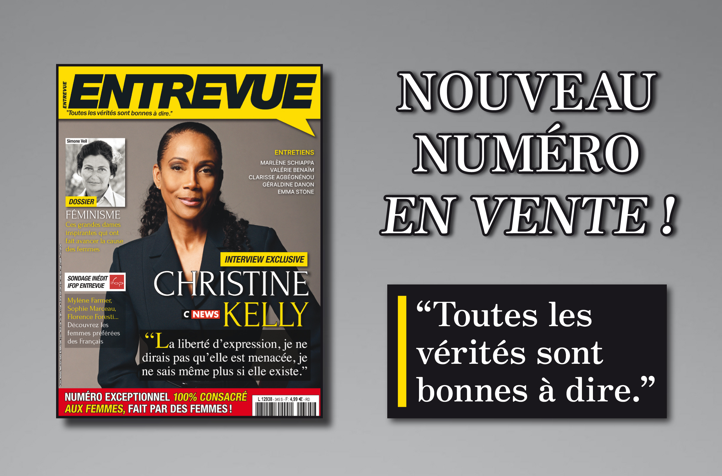 La liberté d’expression menacée en France? Entrevue publie un numéro exceptionnel consacré aux femmes et fait à 100% par des femmes!