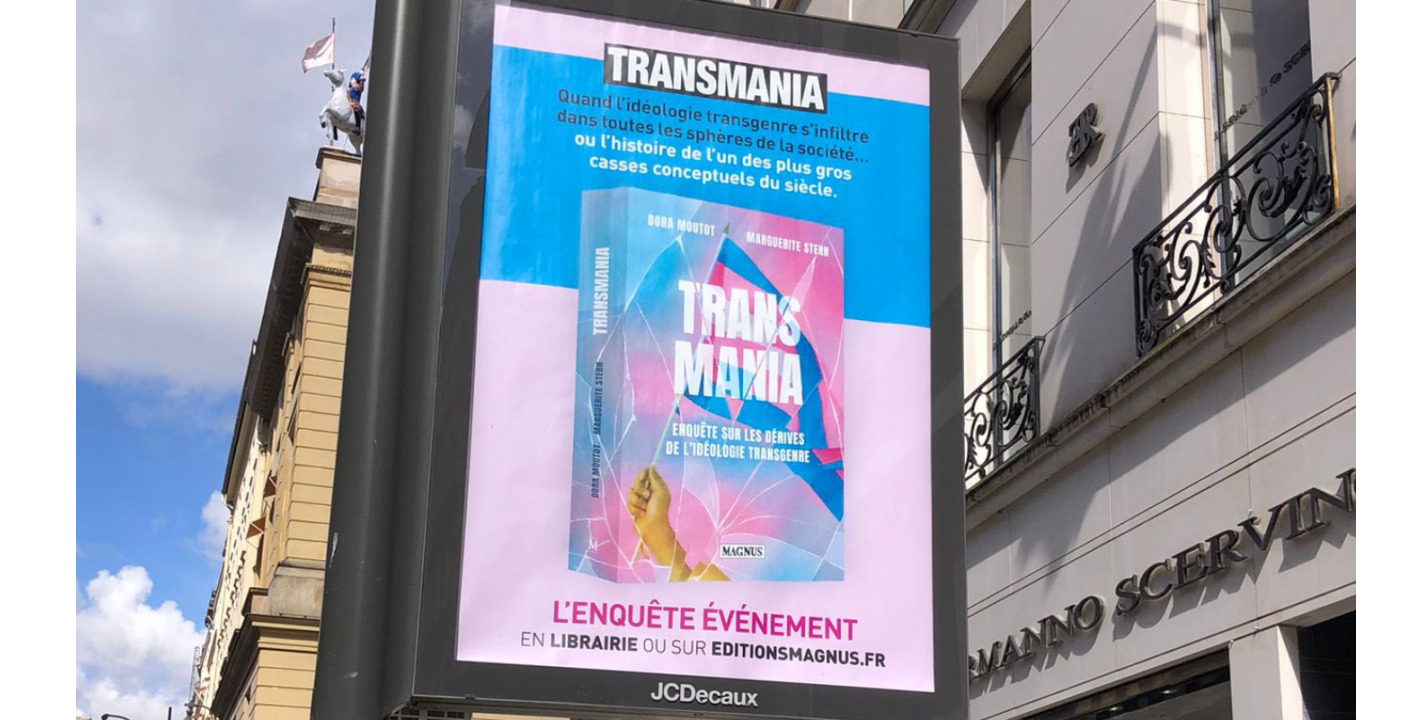 « Transmania » le livre dont les publicités sont interdites par la mairie de Paris